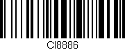 Código de barras (EAN, GTIN, SKU, ISBN): 'CI8886'