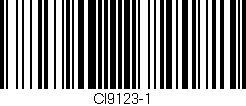 Código de barras (EAN, GTIN, SKU, ISBN): 'CI9123-1'