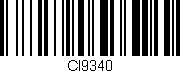 Código de barras (EAN, GTIN, SKU, ISBN): 'CI9340'