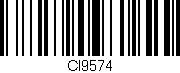 Código de barras (EAN, GTIN, SKU, ISBN): 'CI9574'