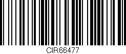 Código de barras (EAN, GTIN, SKU, ISBN): 'CIR66477'