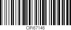 Código de barras (EAN, GTIN, SKU, ISBN): 'CIR67146'