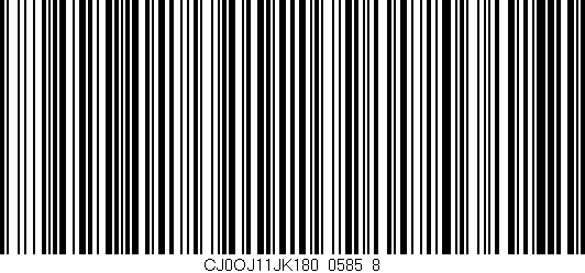 Código de barras (EAN, GTIN, SKU, ISBN): 'CJ0OJ11JK180/0585_8'