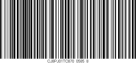 Código de barras (EAN, GTIN, SKU, ISBN): 'CJ8PJ01TC870/0585_8'
