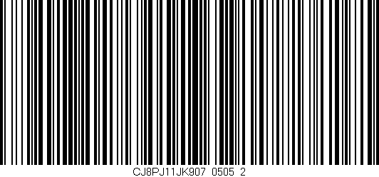 Código de barras (EAN, GTIN, SKU, ISBN): 'CJ8PJ11JK907/0505_2'