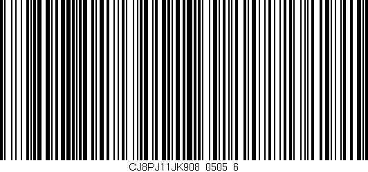 Código de barras (EAN, GTIN, SKU, ISBN): 'CJ8PJ11JK908/0505_6'
