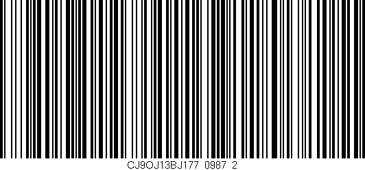 Código de barras (EAN, GTIN, SKU, ISBN): 'CJ9OJ13BJ177/0987_2'