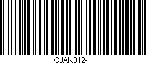 Código de barras (EAN, GTIN, SKU, ISBN): 'CJAK312-1'