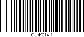 Código de barras (EAN, GTIN, SKU, ISBN): 'CJAK314-1'