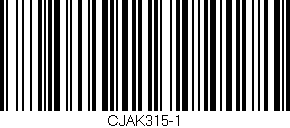 Código de barras (EAN, GTIN, SKU, ISBN): 'CJAK315-1'
