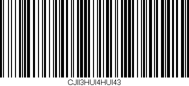 Código de barras (EAN, GTIN, SKU, ISBN): 'CJII3HUI4HUI43'