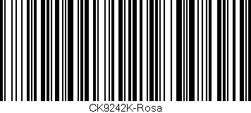 Código de barras (EAN, GTIN, SKU, ISBN): 'CK9242K-Rosa'