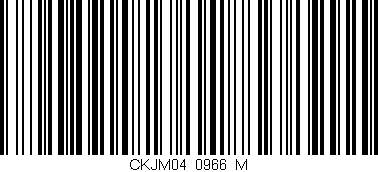 Código de barras (EAN, GTIN, SKU, ISBN): 'CKJM04/0966_M'