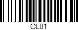 Código de barras (EAN, GTIN, SKU, ISBN): 'CL01'