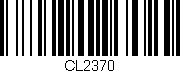 Código de barras (EAN, GTIN, SKU, ISBN): 'CL2370'