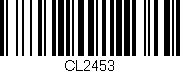 Código de barras (EAN, GTIN, SKU, ISBN): 'CL2453'