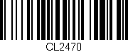 Código de barras (EAN, GTIN, SKU, ISBN): 'CL2470'