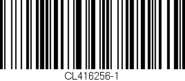 Código de barras (EAN, GTIN, SKU, ISBN): 'CL416256-1'