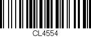Código de barras (EAN, GTIN, SKU, ISBN): 'CL4554'