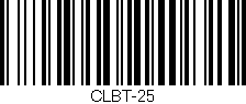 Código de barras (EAN, GTIN, SKU, ISBN): 'CLBT-25'
