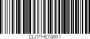 Código de barras (EAN, GTIN, SKU, ISBN): 'CLOTHES9001'