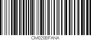 Código de barras (EAN, GTIN, SKU, ISBN): 'CM020BFANA'