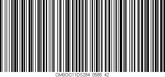 Código de barras (EAN, GTIN, SKU, ISBN): 'CM0OC11DS284/0585_42'