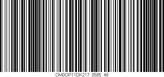 Código de barras (EAN, GTIN, SKU, ISBN): 'CM0OP11DK217/0585_48'
