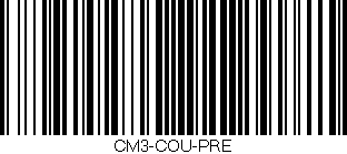 Código de barras (EAN, GTIN, SKU, ISBN): 'CM3-COU-PRE'