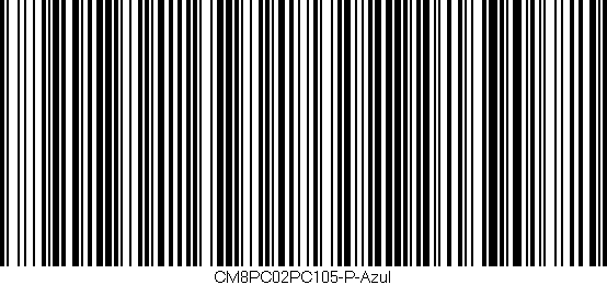Código de barras (EAN, GTIN, SKU, ISBN): 'CM8PC02PC105-P-Azul'