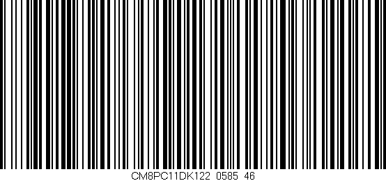 Código de barras (EAN, GTIN, SKU, ISBN): 'CM8PC11DK122/0585_46'