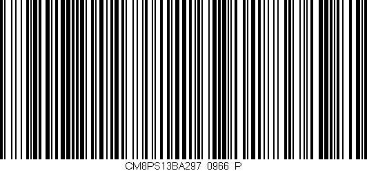 Código de barras (EAN, GTIN, SKU, ISBN): 'CM8PS13BA297/0966_P'