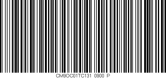 Código de barras (EAN, GTIN, SKU, ISBN): 'CM9OC01TC131/0900_P'