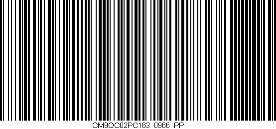 Código de barras (EAN, GTIN, SKU, ISBN): 'CM9OC02PC163/0966_PP'