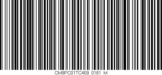 Código de barras (EAN, GTIN, SKU, ISBN): 'CM9PC01TC409/0181_M'