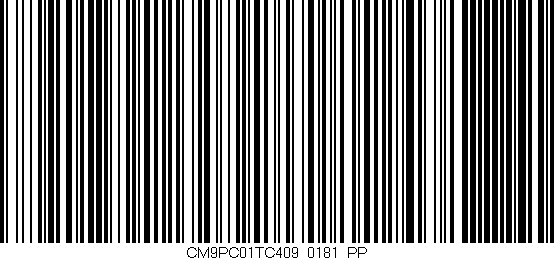 Código de barras (EAN, GTIN, SKU, ISBN): 'CM9PC01TC409/0181_PP'