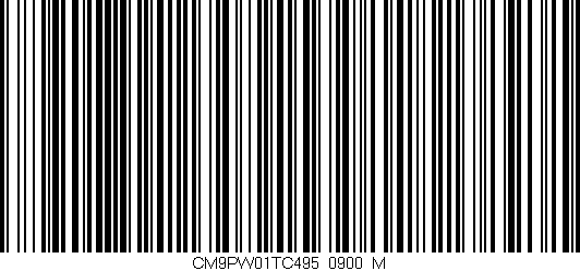 Código de barras (EAN, GTIN, SKU, ISBN): 'CM9PW01TC495/0900_M'