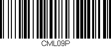 Código de barras (EAN, GTIN, SKU, ISBN): 'CML09P'