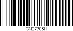 Código de barras (EAN, GTIN, SKU, ISBN): 'CN27705H'