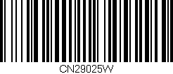 Código de barras (EAN, GTIN, SKU, ISBN): 'CN29025W'