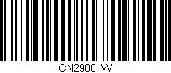 Código de barras (EAN, GTIN, SKU, ISBN): 'CN29061W'