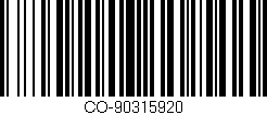 Código de barras (EAN, GTIN, SKU, ISBN): 'CO-90315920'