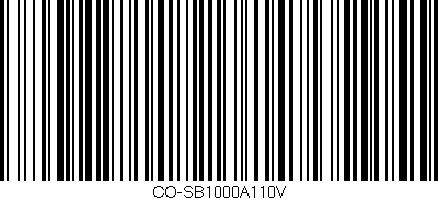 Código de barras (EAN, GTIN, SKU, ISBN): 'CO-SB1000A110V'