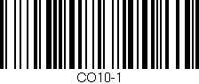 Código de barras (EAN, GTIN, SKU, ISBN): 'CO10-1'