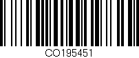 Código de barras (EAN, GTIN, SKU, ISBN): 'CO195451'
