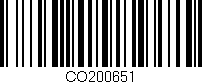 Código de barras (EAN, GTIN, SKU, ISBN): 'CO200651'