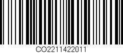 Código de barras (EAN, GTIN, SKU, ISBN): 'CO2211422011'