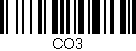 Código de barras (EAN, GTIN, SKU, ISBN): 'CO3'