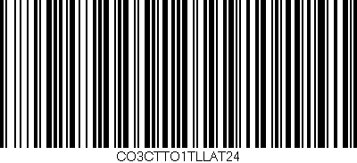 Código de barras (EAN, GTIN, SKU, ISBN): 'CO3CTTO1TLLAT24'