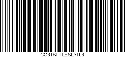 Código de barras (EAN, GTIN, SKU, ISBN): 'CO3TRPTLESLAT06'
